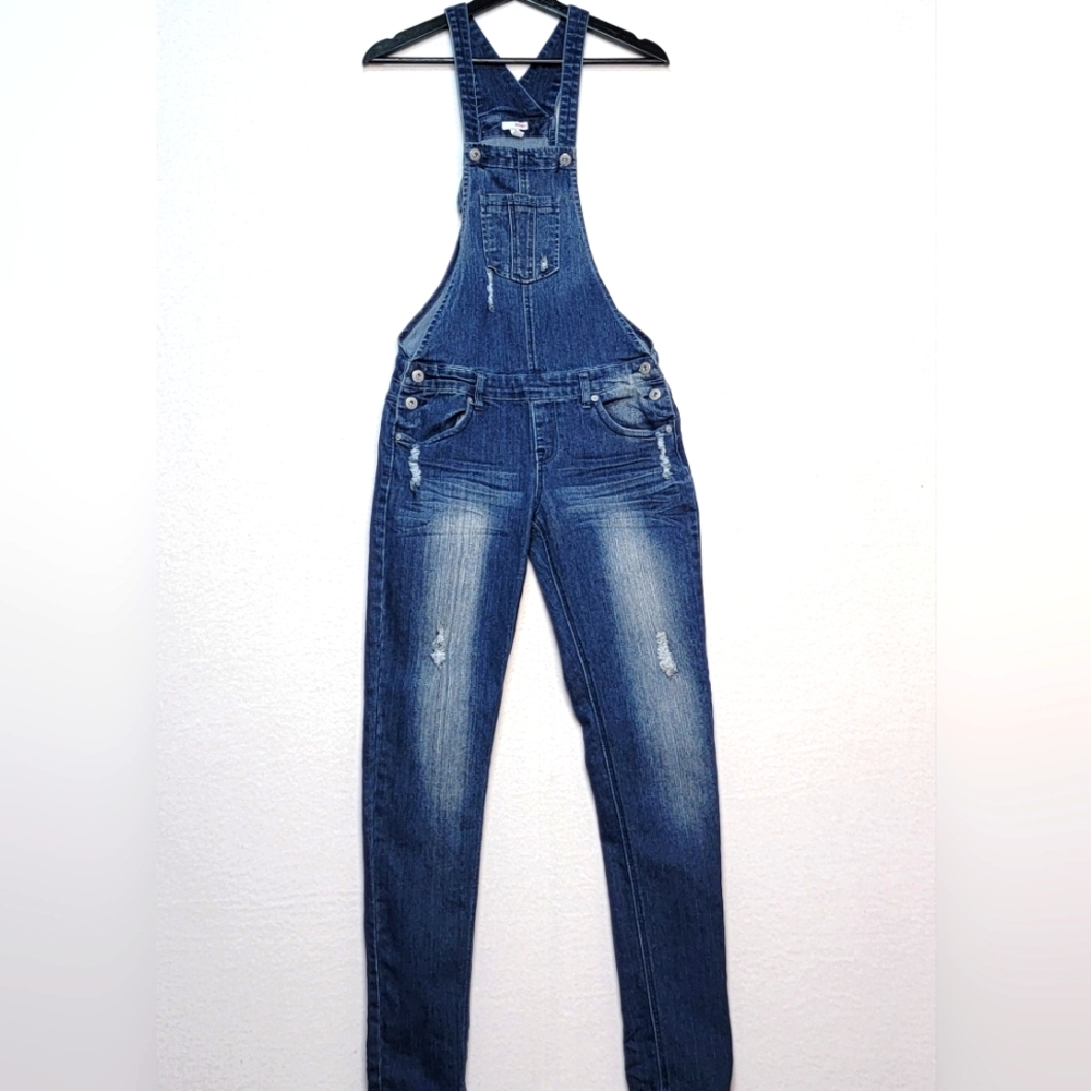 BONGO Women's Blue Denim Overalls SIZE M. #804